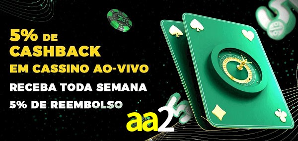 Promoções do cassino ao Vivo aa2